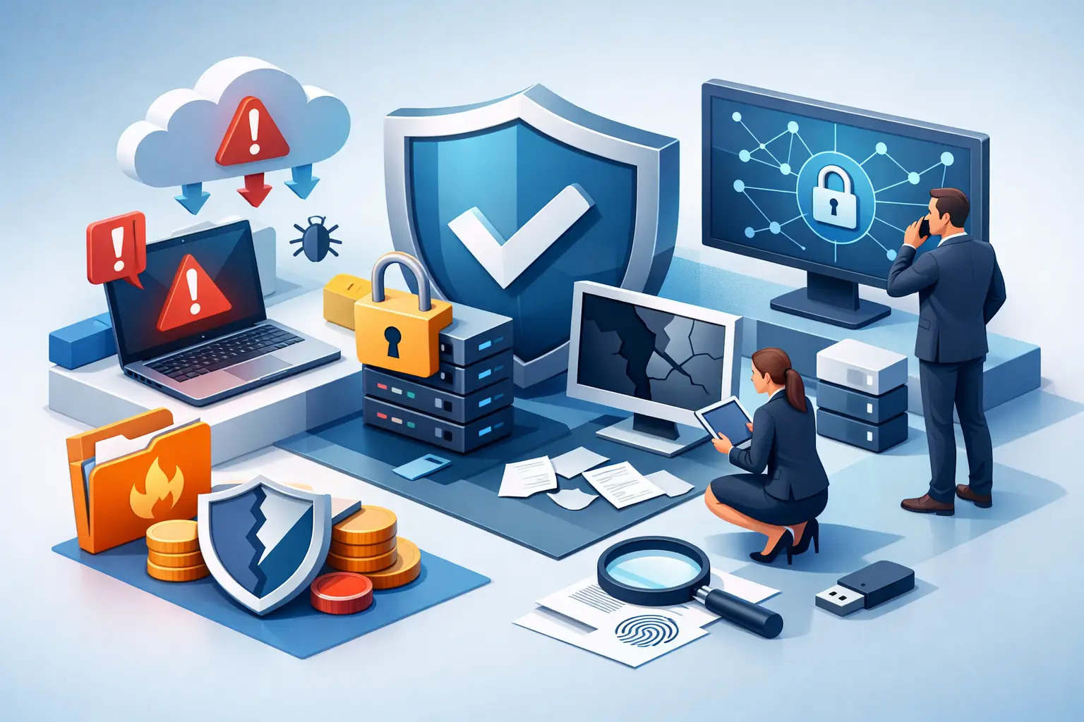 Cyber Versicherung: Schadenbeispiele Unternehmen