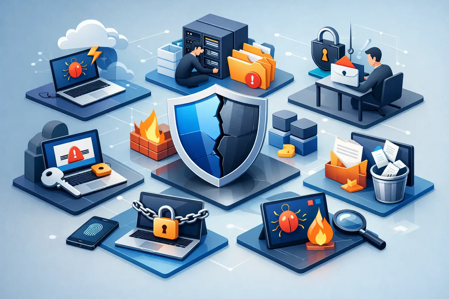 Acht Cyberrisiken ohne Versicherungsschutz