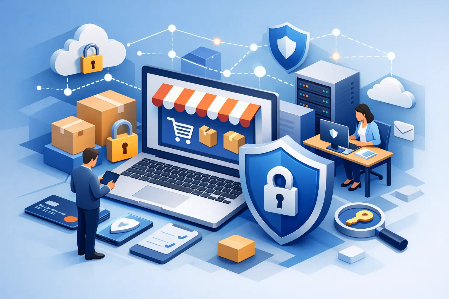 Cyberversicherung E-Commerce für Onlinehändler