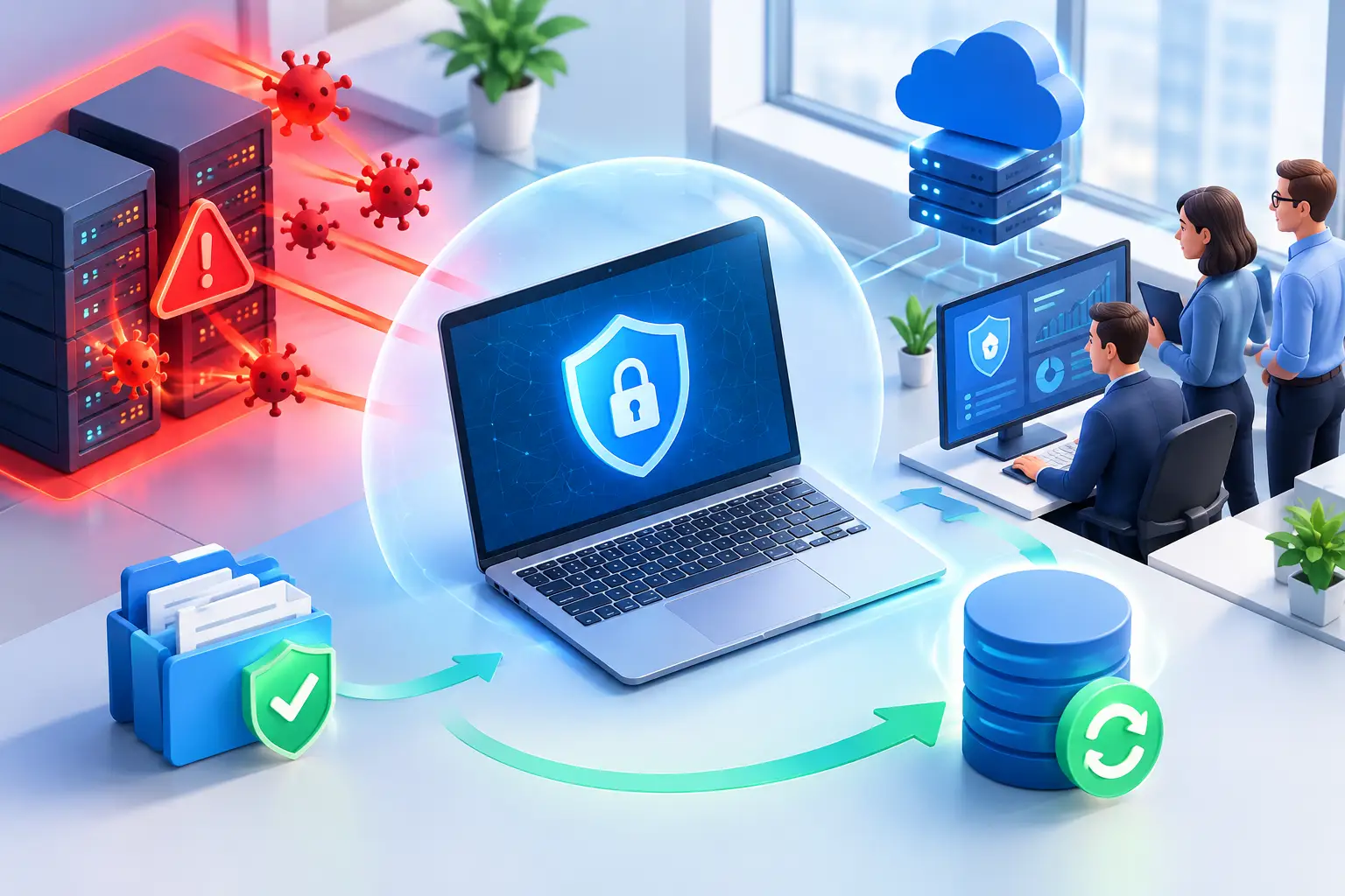 Was passiert im Schadenfall bei einem Cyberangriff?