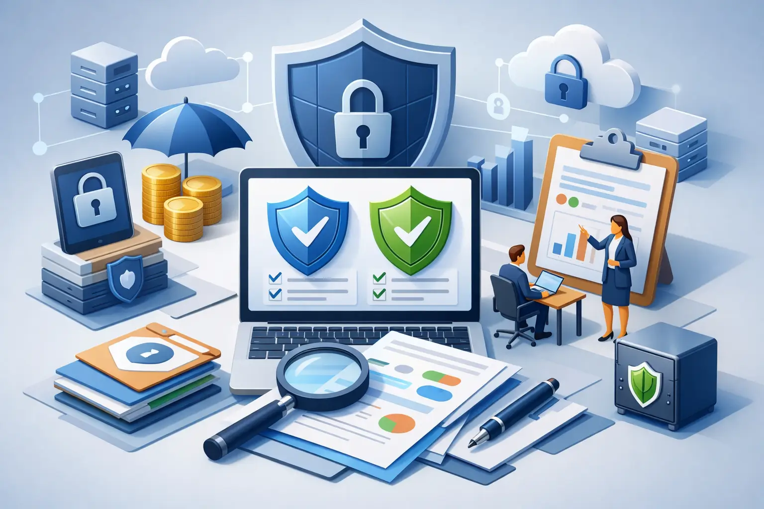 Wie vergleicht man Tarife für Cyber-Versicherungen?