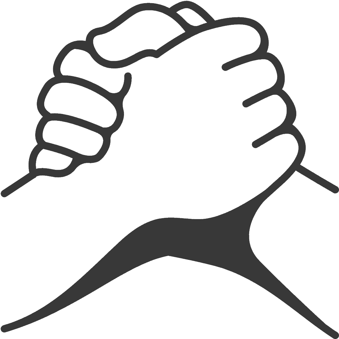 Zwei Hände, die sich zum Zeichen der Zusammenarbeit und Partnerschaft schütteln.